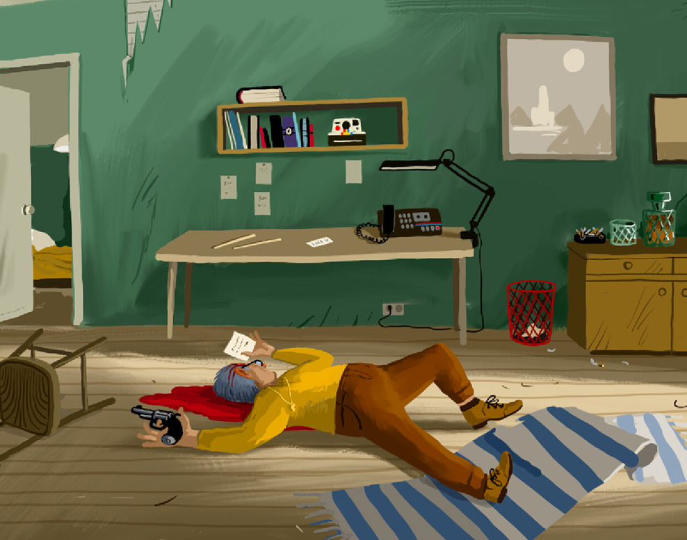 Retro television showcasing new Golden Idol mysteries